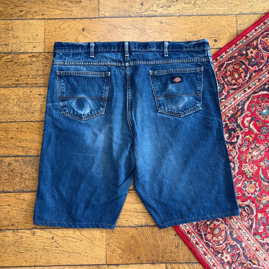 Vintage Dickies Workwear Carpenter Baggy Blue Shorts - 44