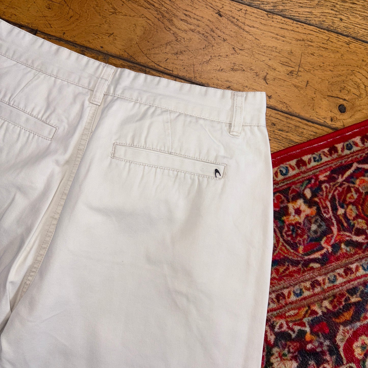 Vintage Oakley Cream Baggy Shorts Jorts - 35