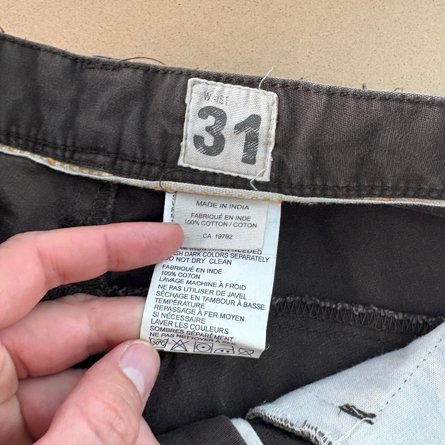 Vintage Timberland Brown Fatigue Y2K Trousers - 31R