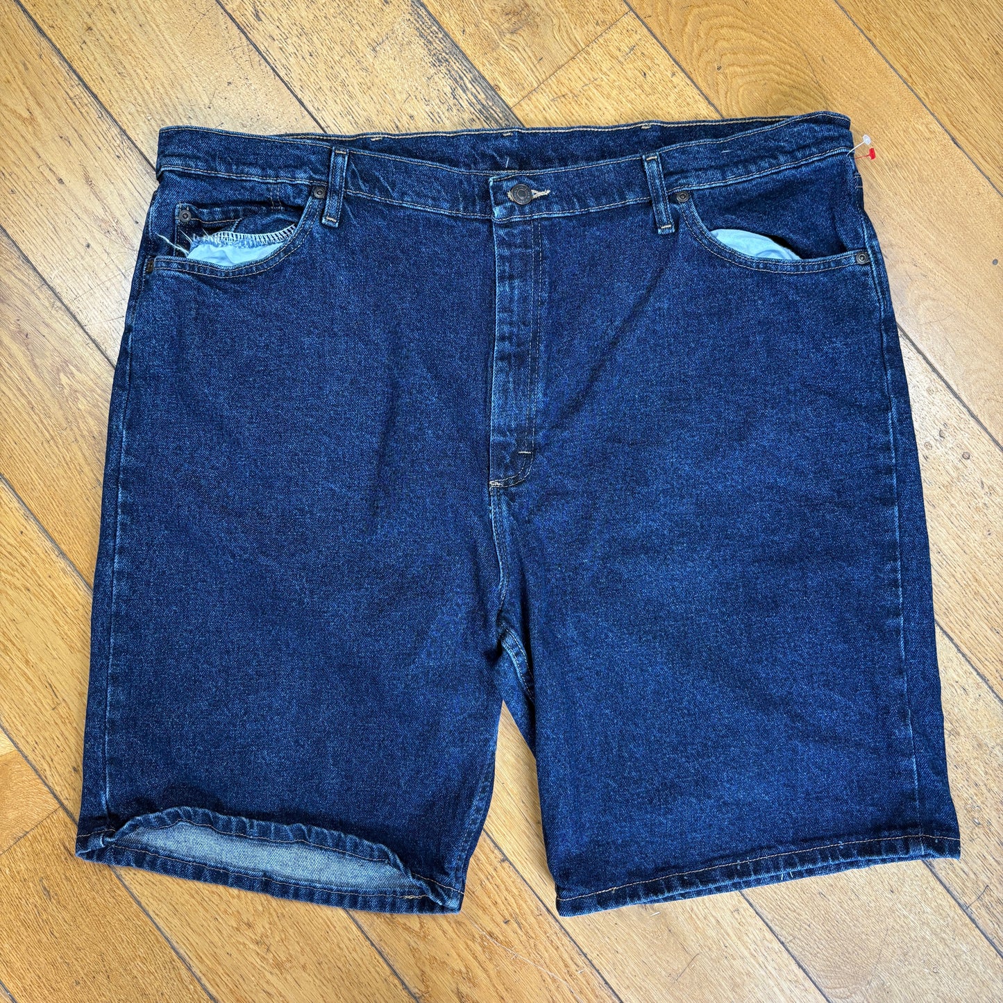 Vintage Wrangler Denim Carpenter Blue Baggy Shorts - 42