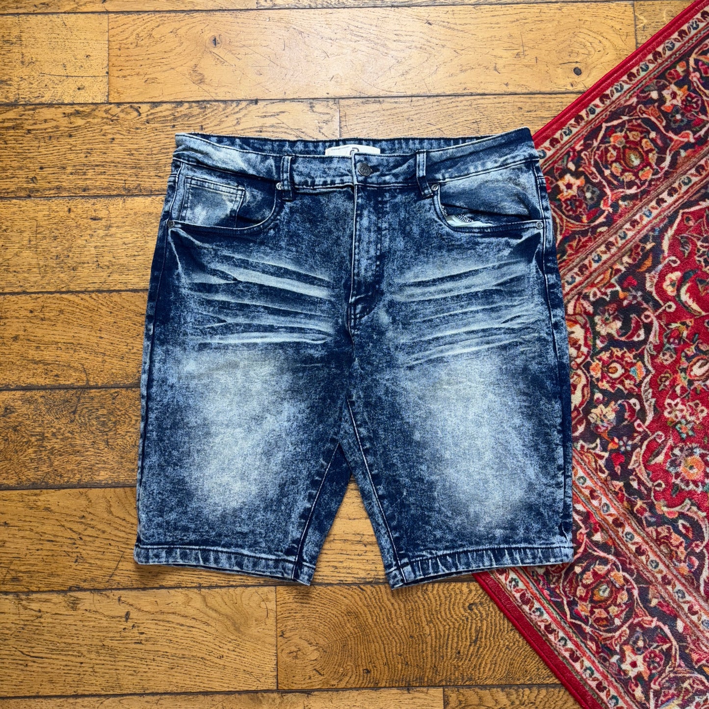 Vintage Denim Blue Shorts - 36