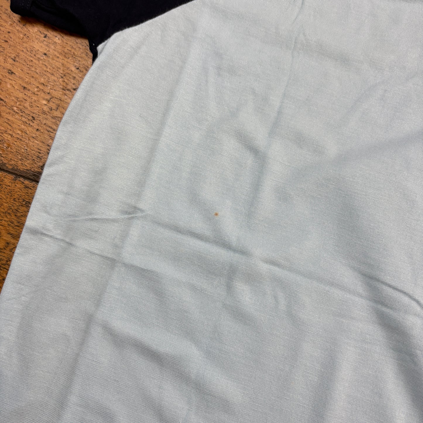 Vintage Energie Blue Raglan Skate Graphic T-Shirt - S