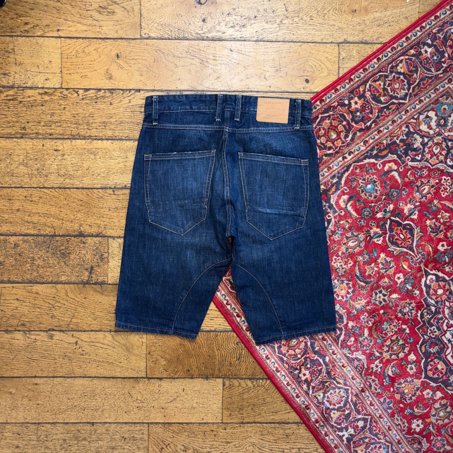 Vintage Jack and Jones Blue Denim Shorts - 34