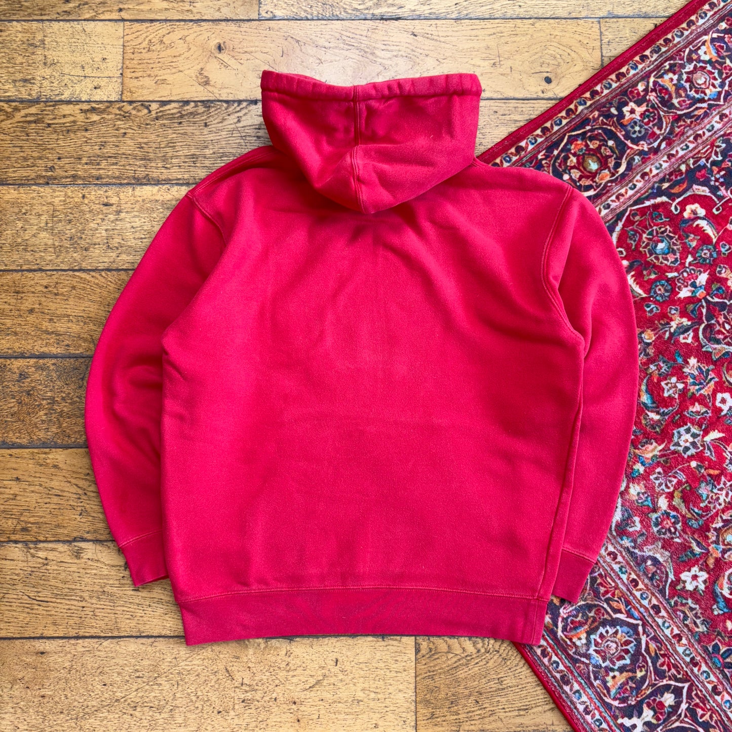 Vintage Thrasher Red Skate Hoodie Sweatshirt - L