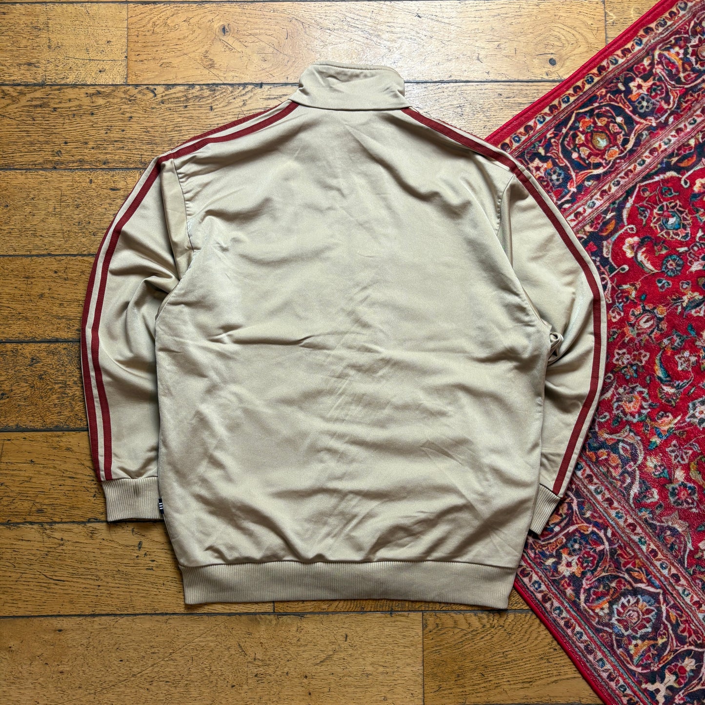 Vintage 90s Adidas Gold Tracksuit Track Shell Windbreaker Jacket - M