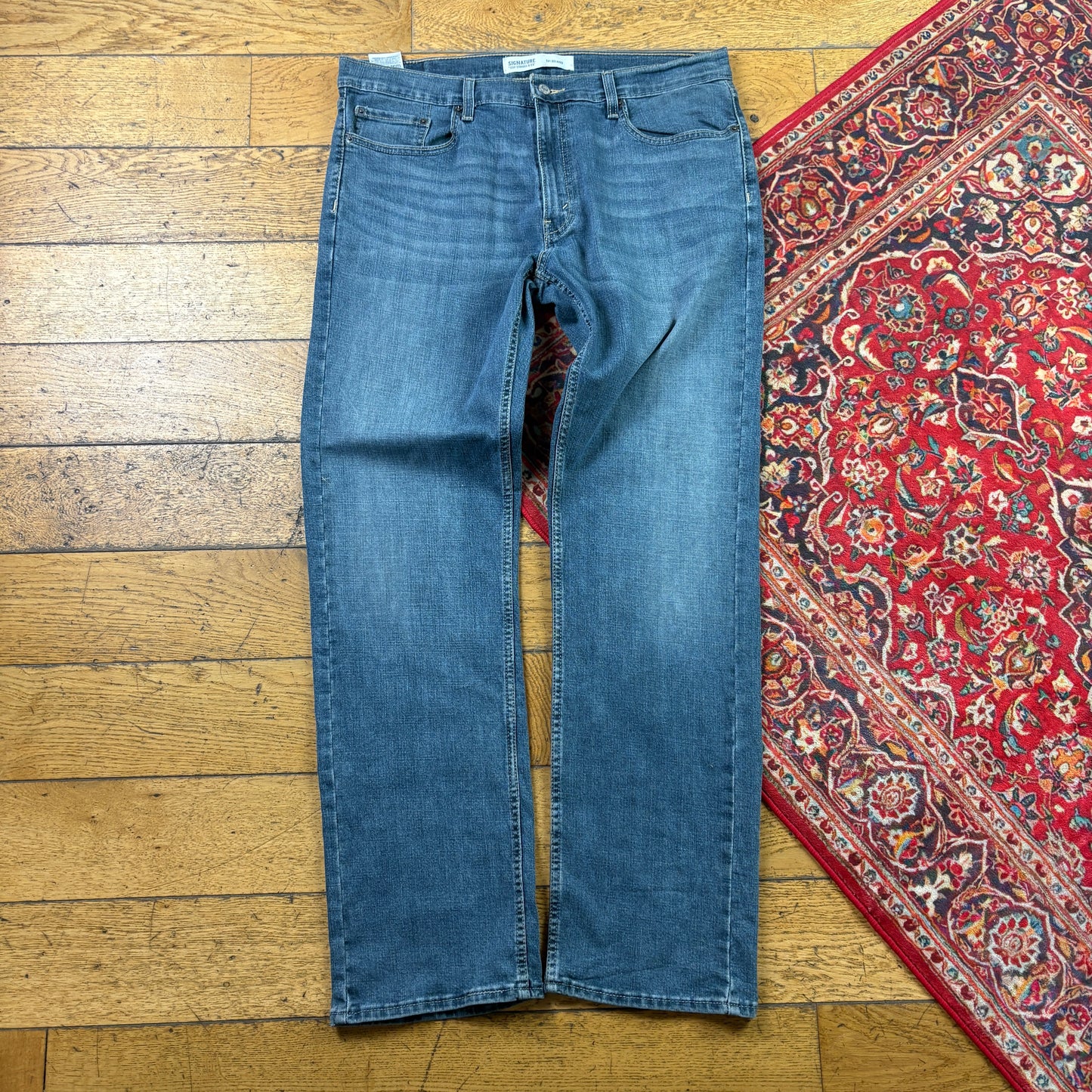 Vintage Levis Straight Blue Denim Jeans - 38