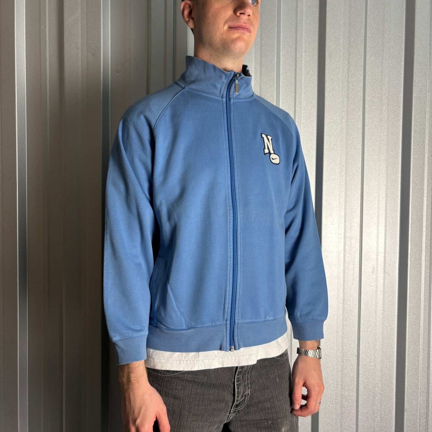 Vintage Nike Blue 00s Y2K Womens Tracksuit Track Jacket - XL