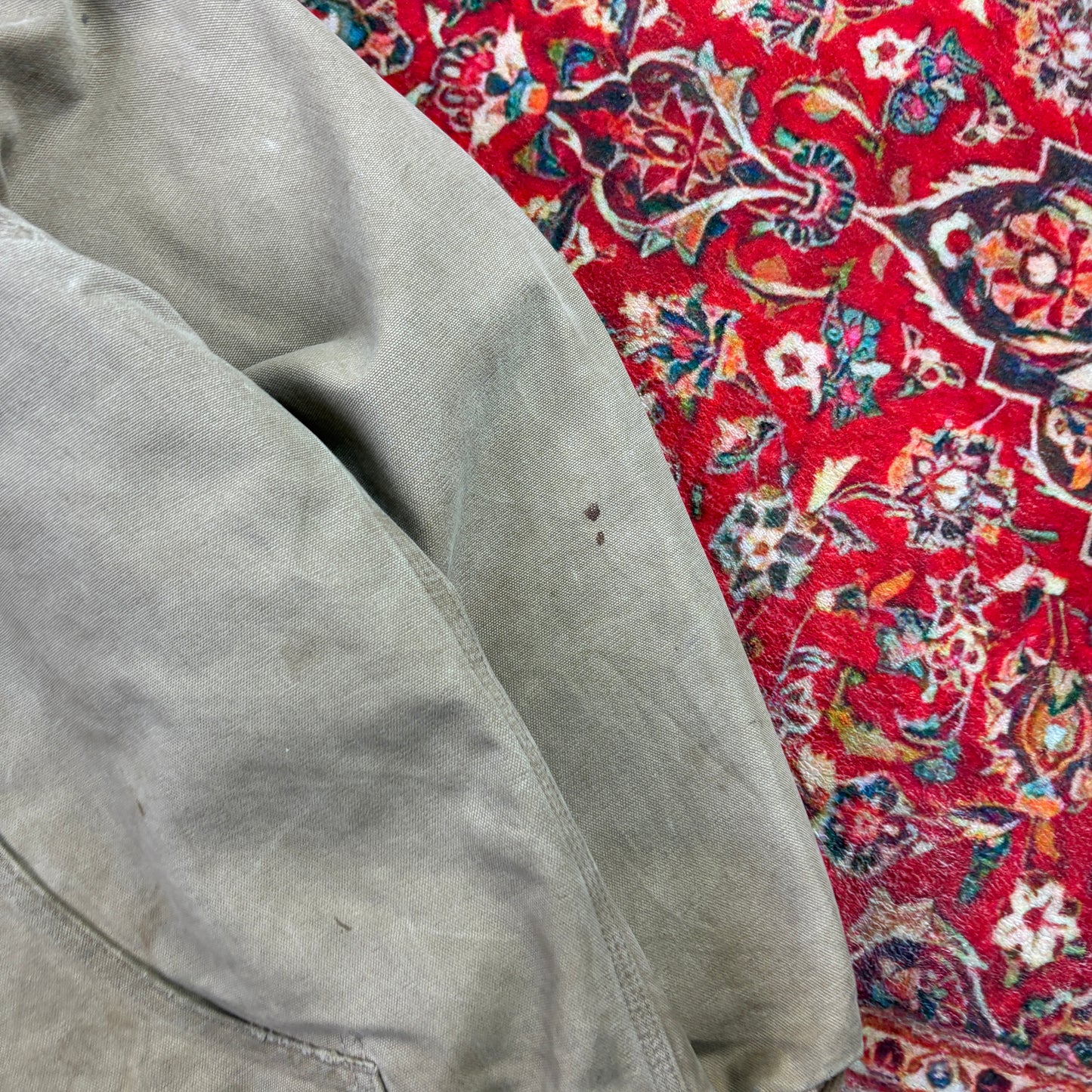 Vintage Carhartt Brown Active Hoodie Workwear Jacket - L