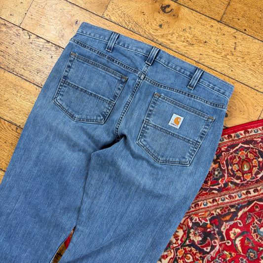 Vintage Carhartt Blue Workwear Carpenter Jeans - 33