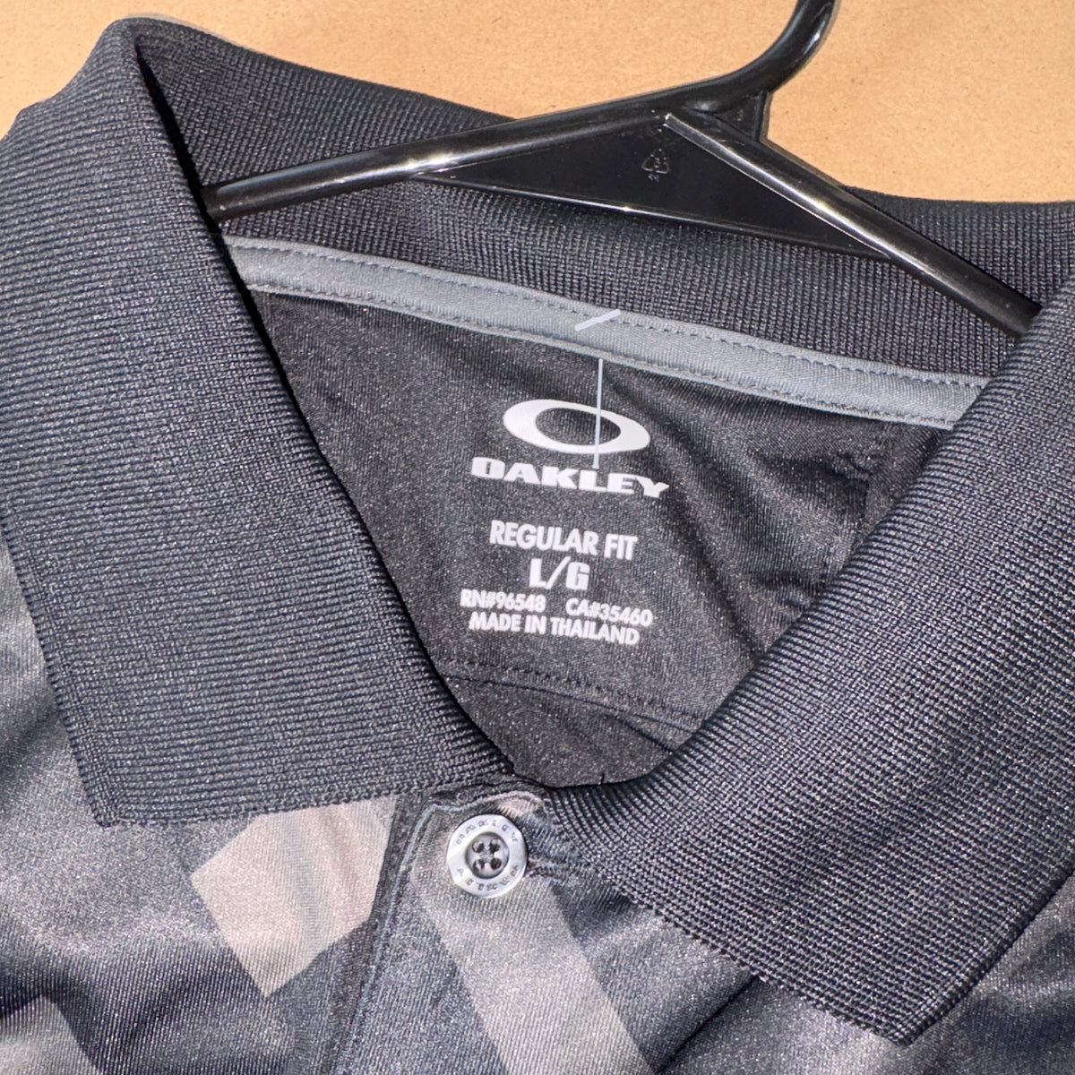 Oakley Black Golf Polo Shirt - L