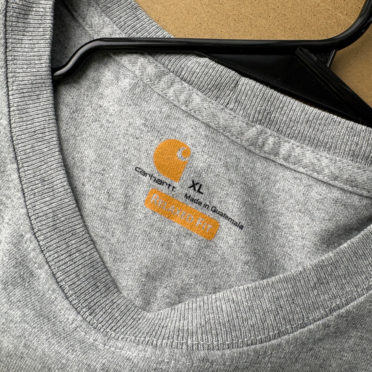 Carhartt Guinness Grey Long Sleeve Pocket T-Shirt - XL