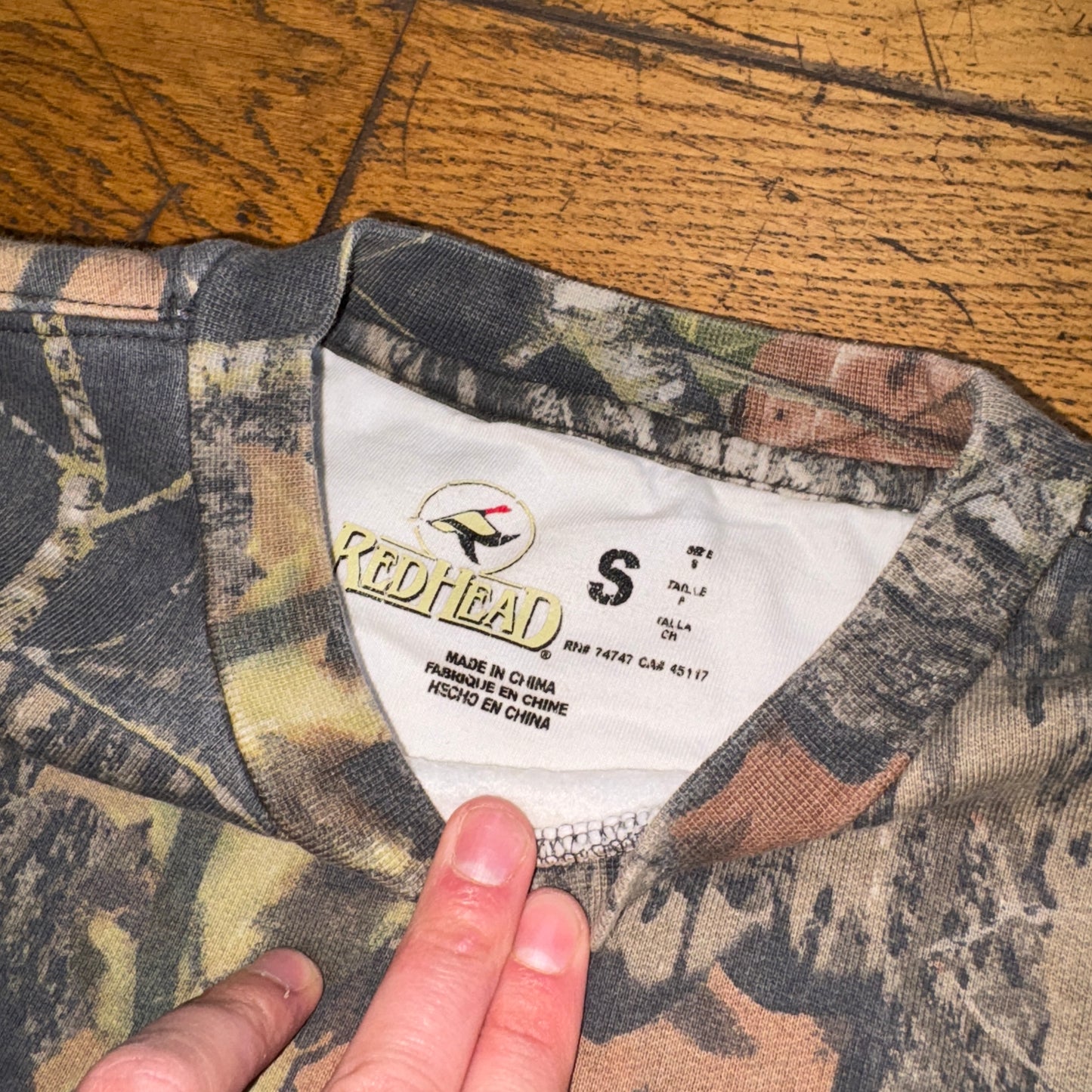 Vintage Realtree Camo Green Sweatshirt - S