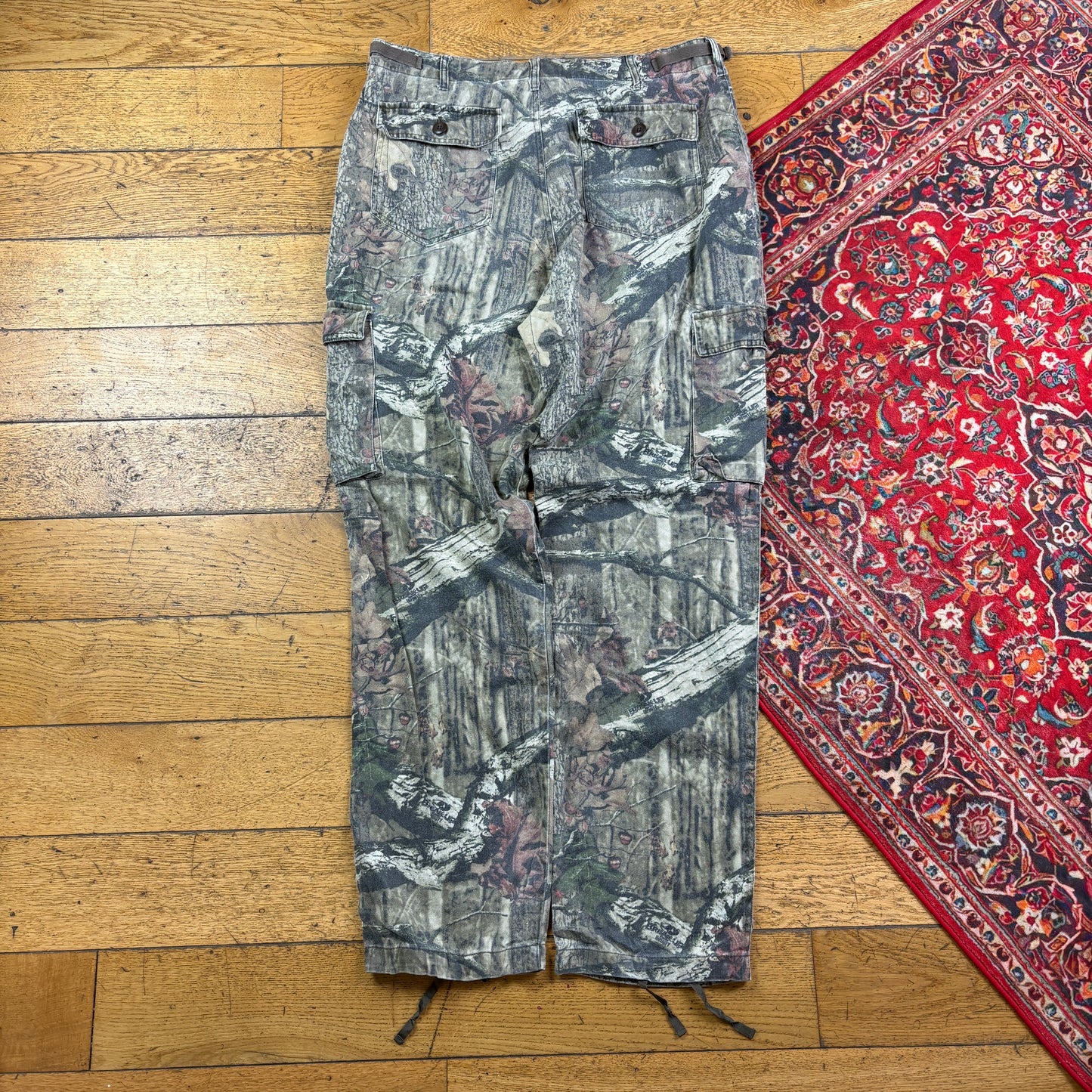 Vintage Real Tree Camo Green Hunting Workwear Trousers - 38
