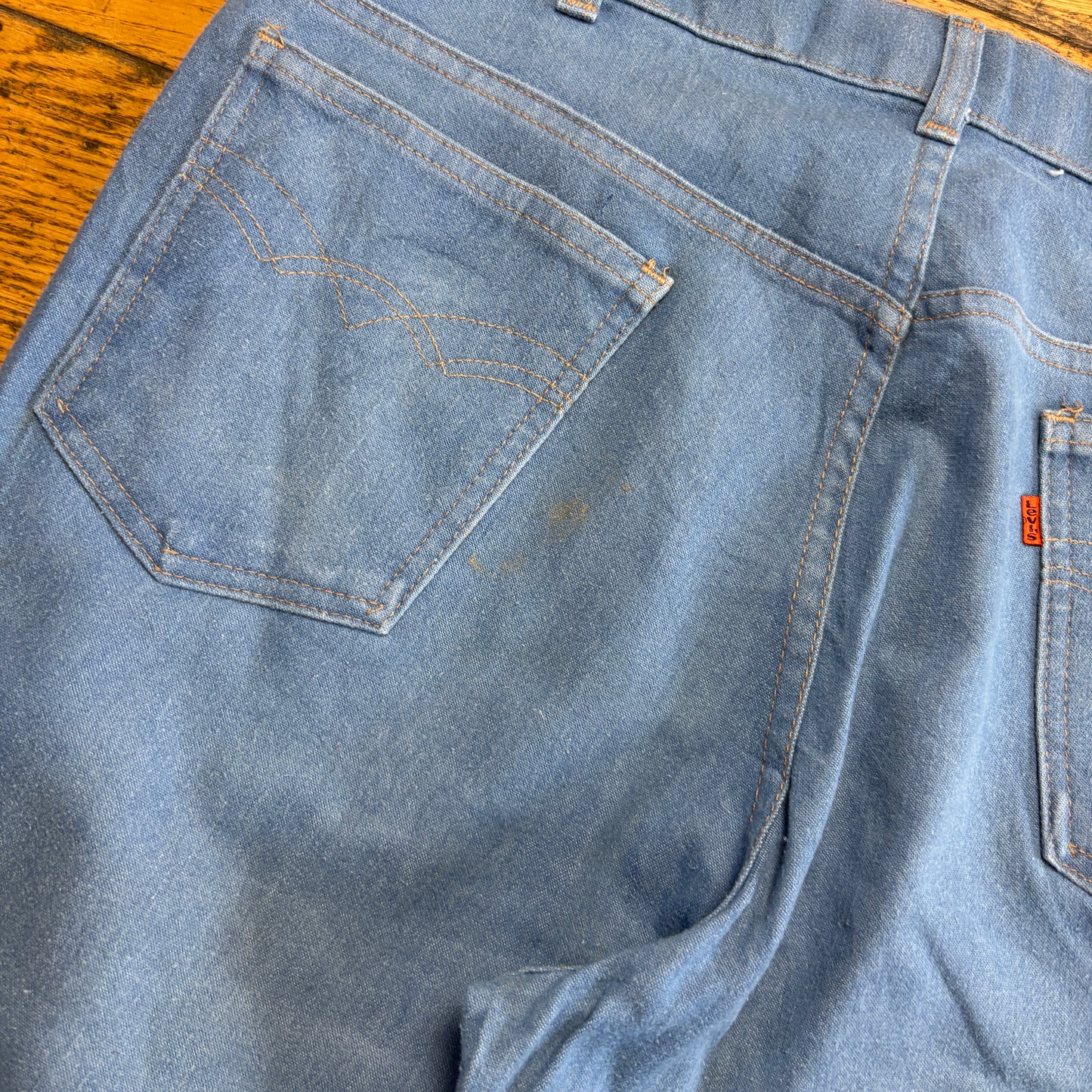 Vintage 1980s Levis Action Jeans Straight Blue Denim Jeans - 36L