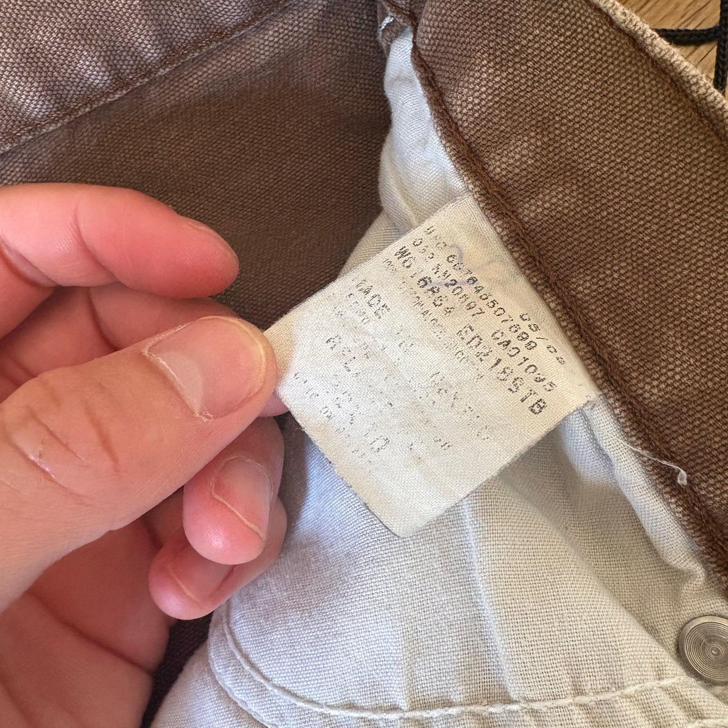 Vintage Dickies Brown Workwear Carpenter Baggy Trousers - 32S