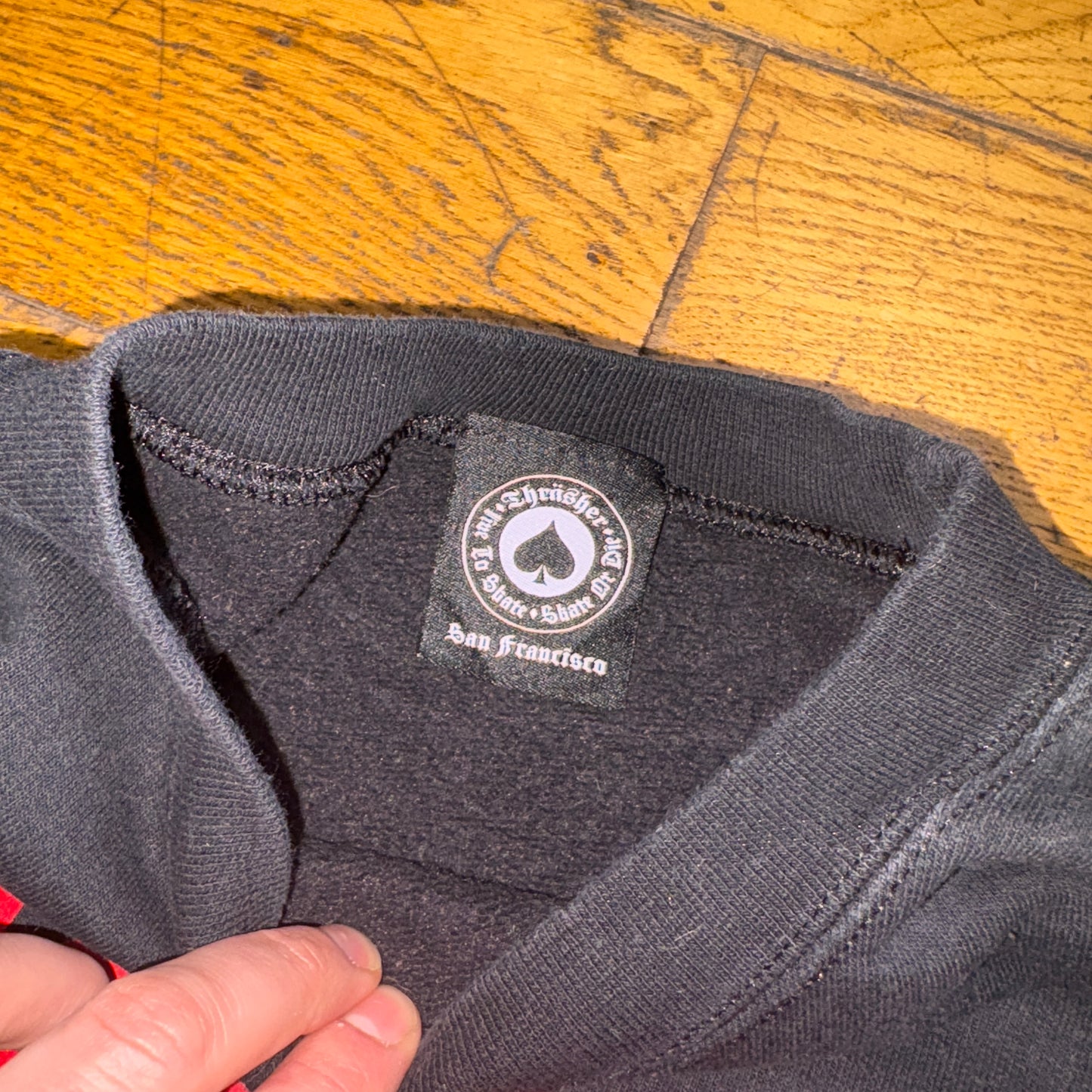 Vintage Thrasher Black Skate Sweatshirt - S