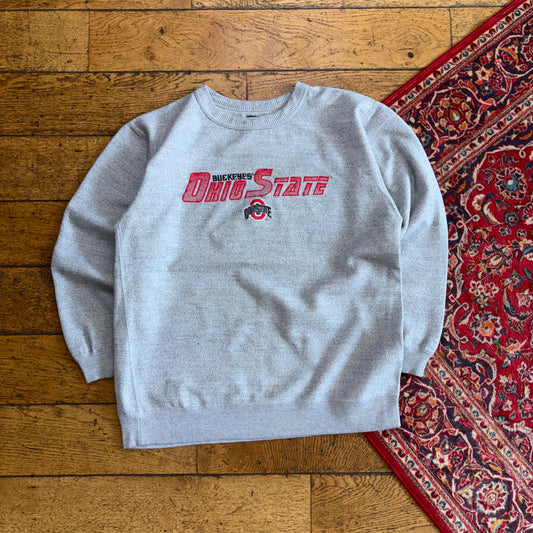Vintage Ohio State Grey Embroidered Sweatshirt - S