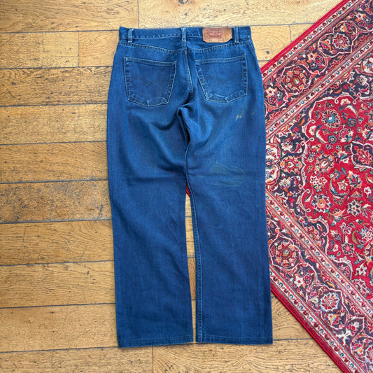 Vintage Levis 501 Straight Blue Denim Jeans - 34S