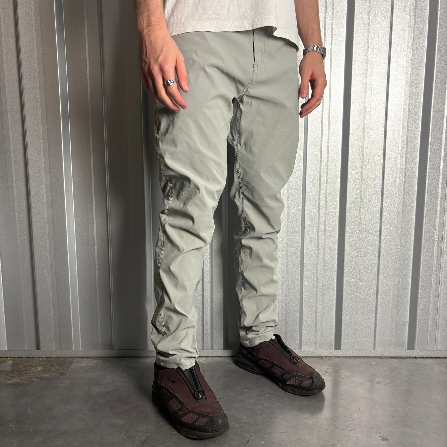 Oakley Grey Golf Slim Trousers - 38R