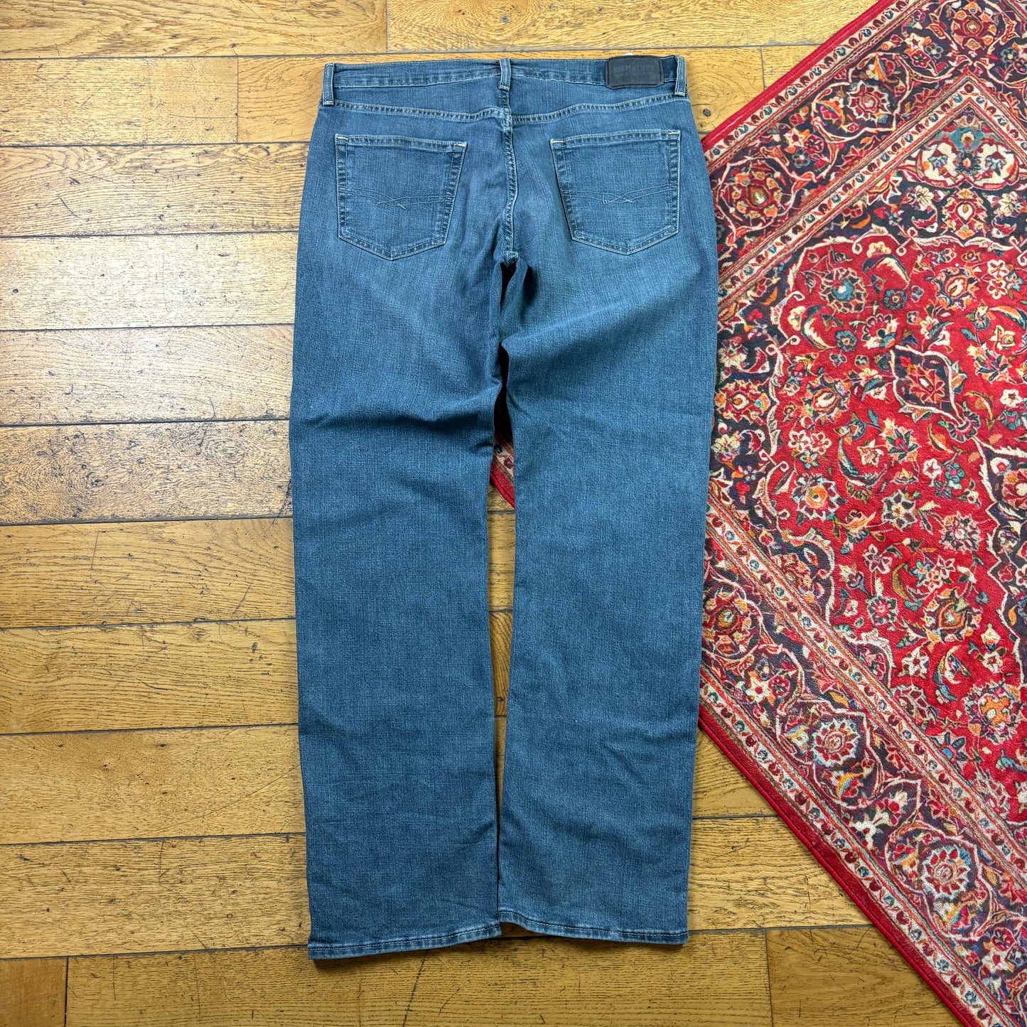Vintage Levis Straight Blue Denim Jeans - 38