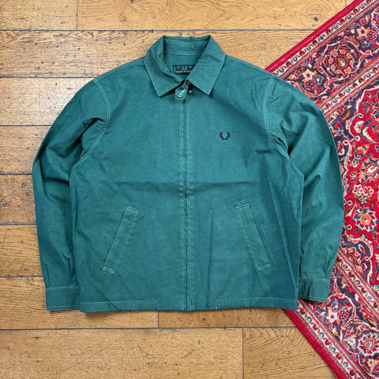 Vintage Fred Perry Harrington Green Jacket - M