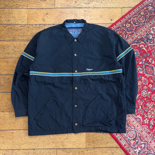 Vintage Billabong Black Surfwear Harrington Jacket - XL