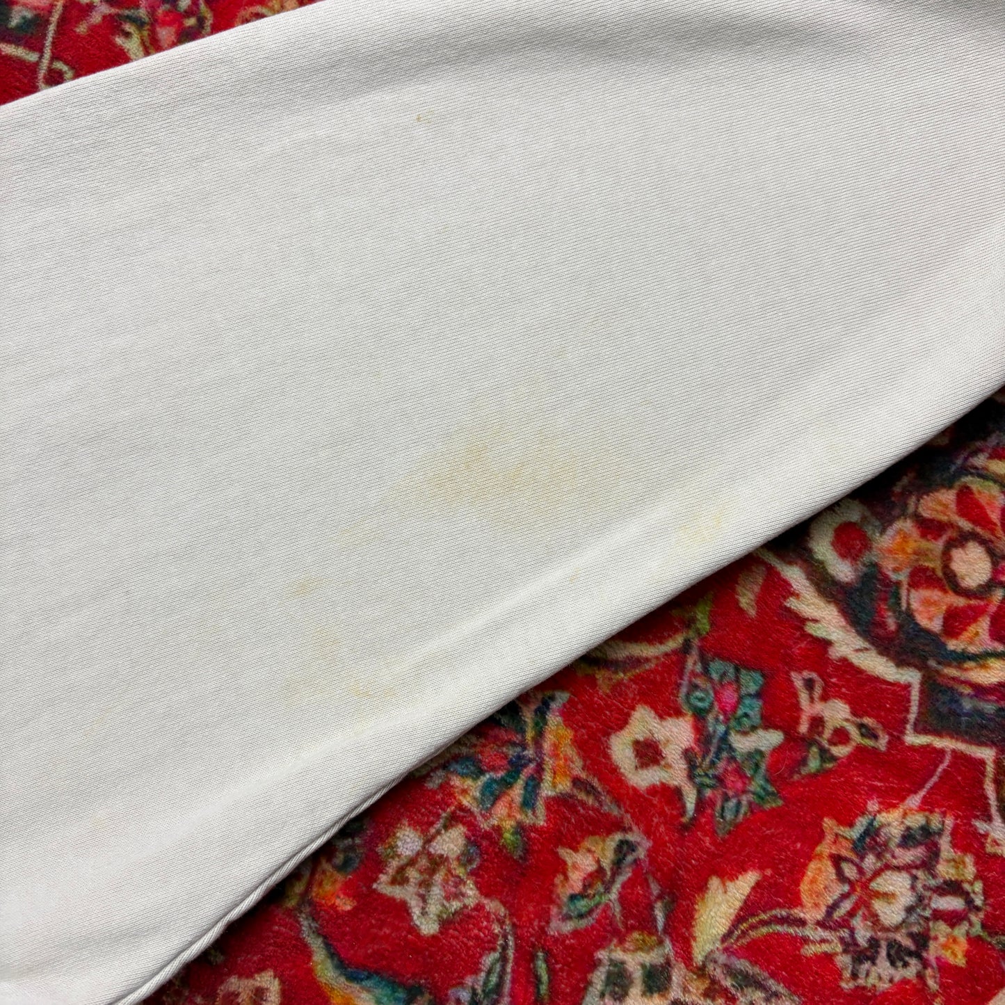 Vintage Stussy White Hoodie Sweatshirt - M