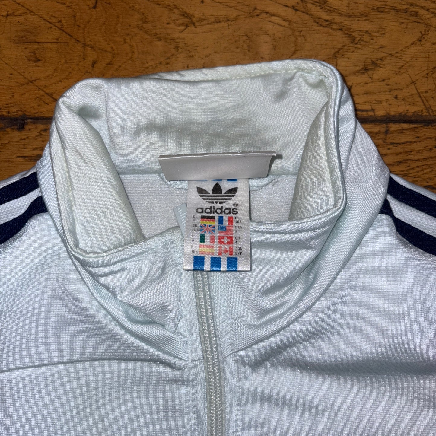 Vintage Adidas Blue 90s Tracksuit Track Jacket - M