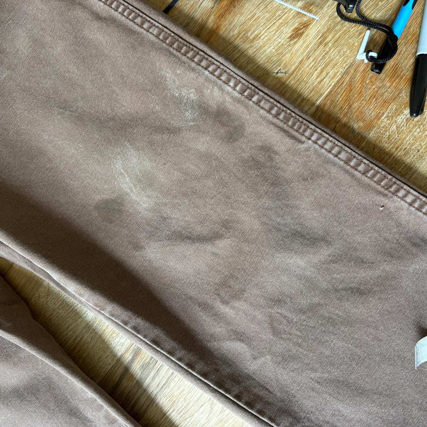 Vintage Dickies Brown Workwear Carpenter Baggy Trousers - 32S
