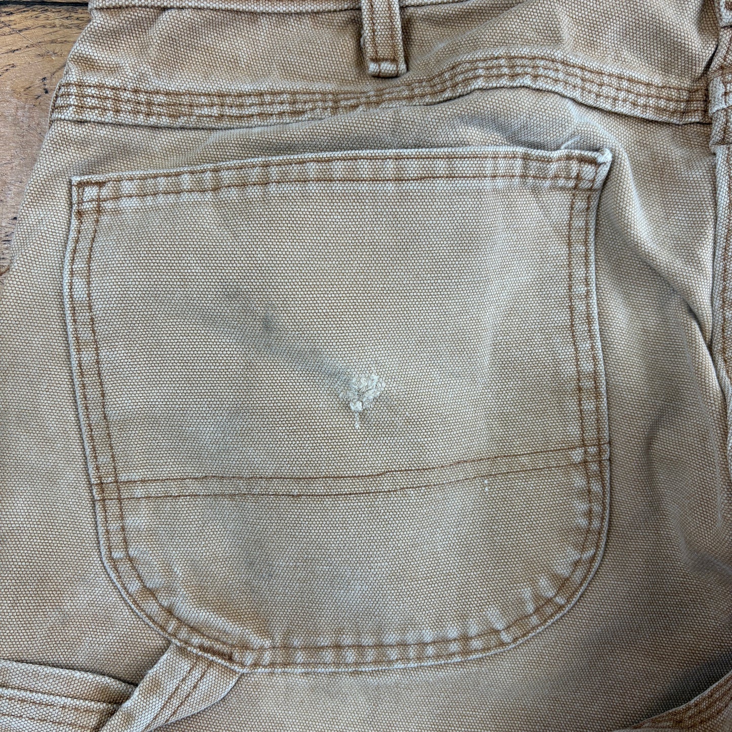 Vintage Dickies Brown Workwear Carpenter Baggy Trousers - 34