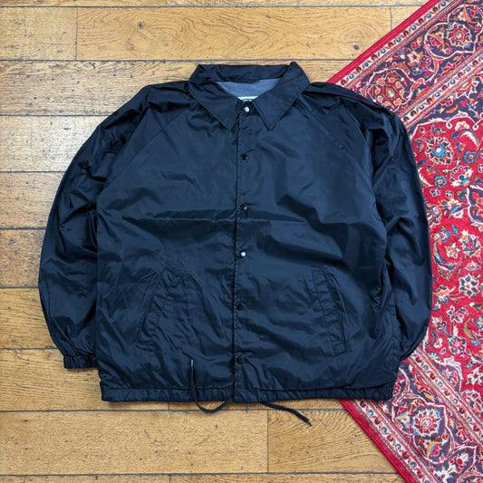 Vintage Black Nylon Coach Harrington Jacket - M