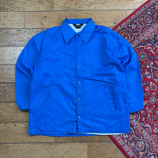 Vintage Blue Nylon Coach Harrington Jacket - L