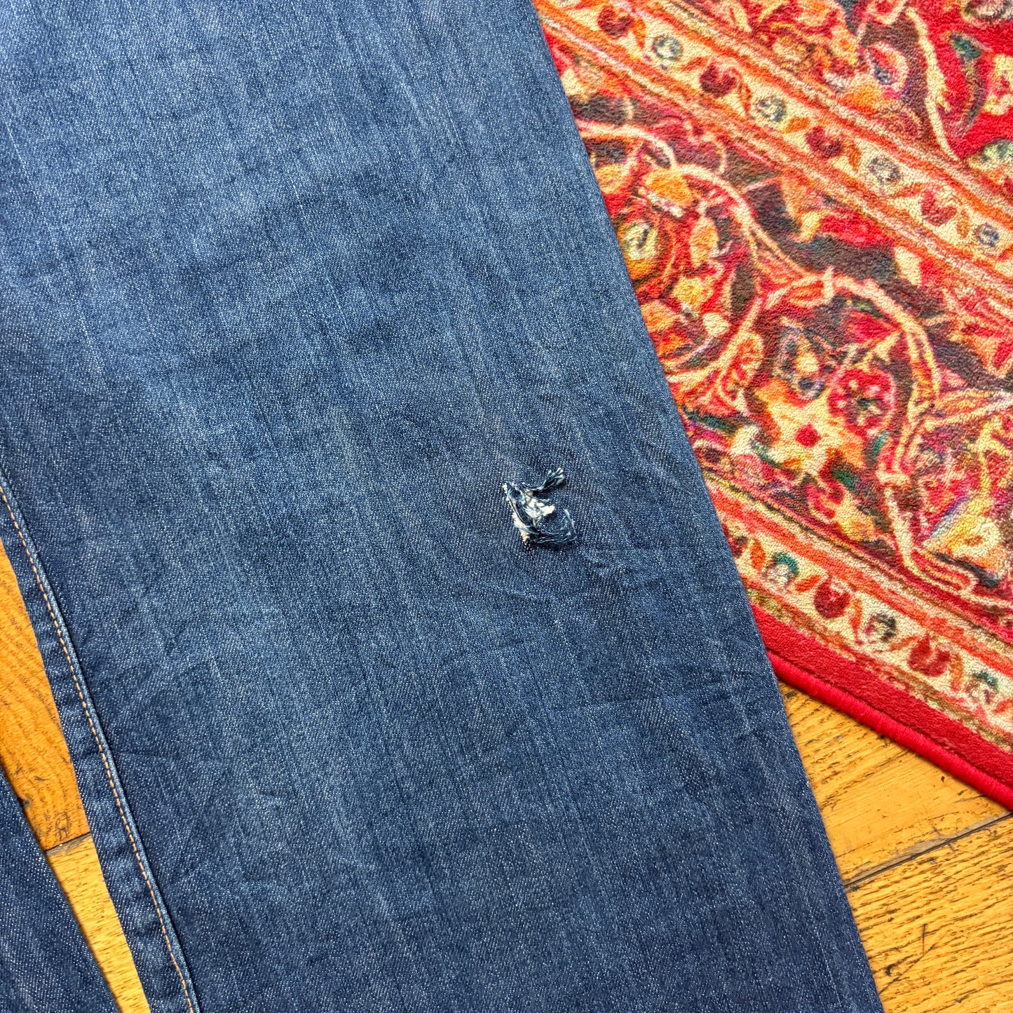 Vintage Levis 501 Straight Blue Denim Jeans - 38S