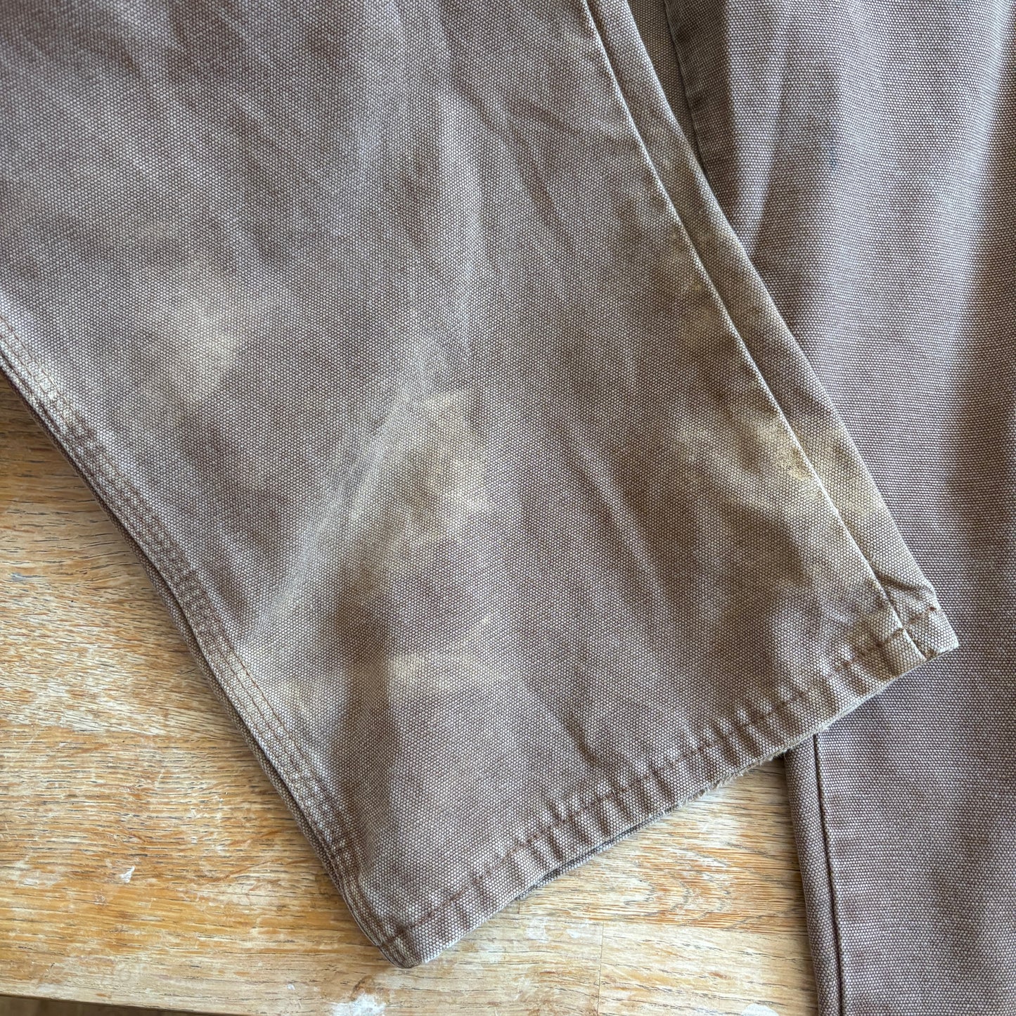 Vintage Dickies Brown Workwear Carpenter Baggy Trousers - 38