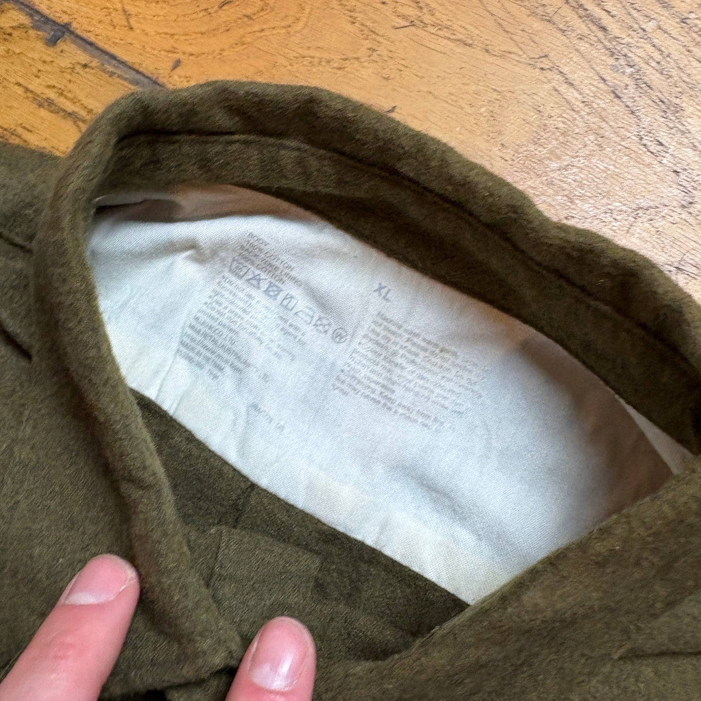 Vintage Green Heavyweight Shirt - L