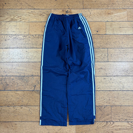 Vintage Adidas Navy Baggy Tracksuit Sweatpants Track Pants Bottoms - XS