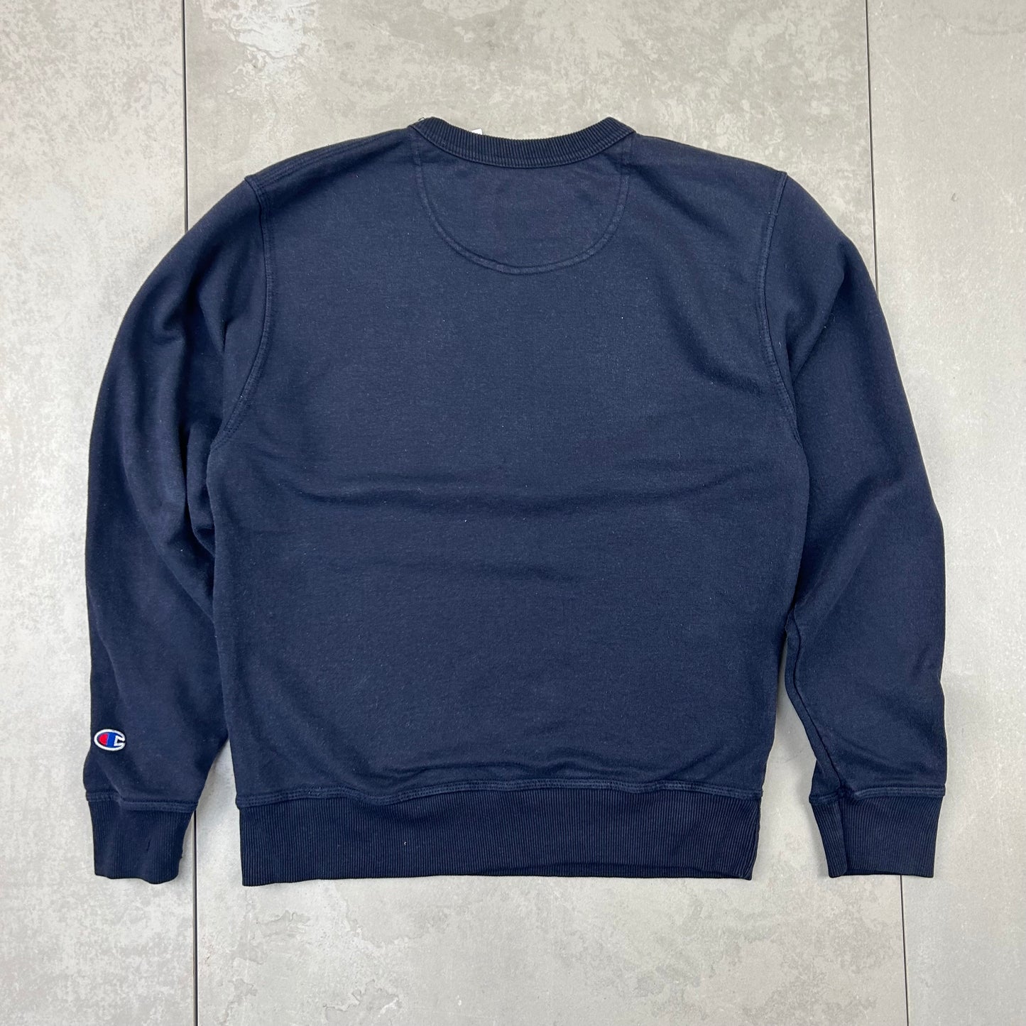 Champion navy embroidered logo sweatshirt - Small