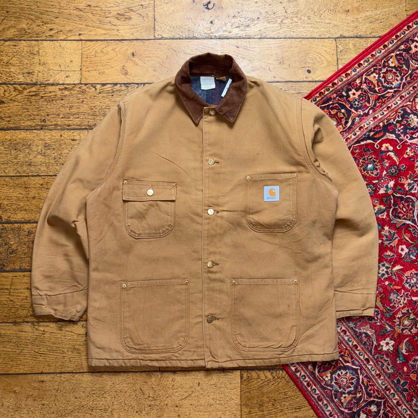 Vintage Carhartt Brown Chore Workwear Jacket - XL