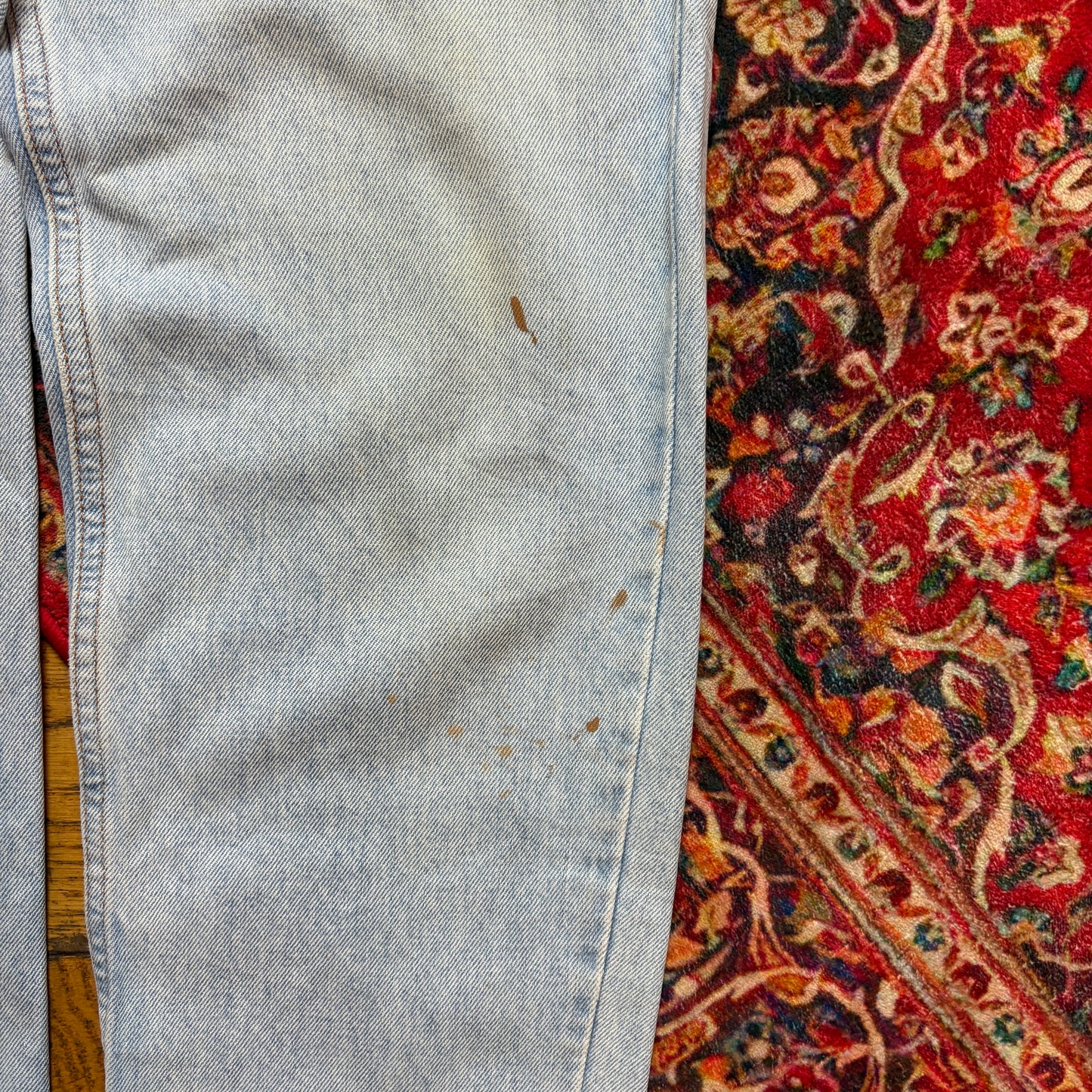 Vintage Levis 550 Womens Baggy Tapered Blue Denim Jeans - Size 10