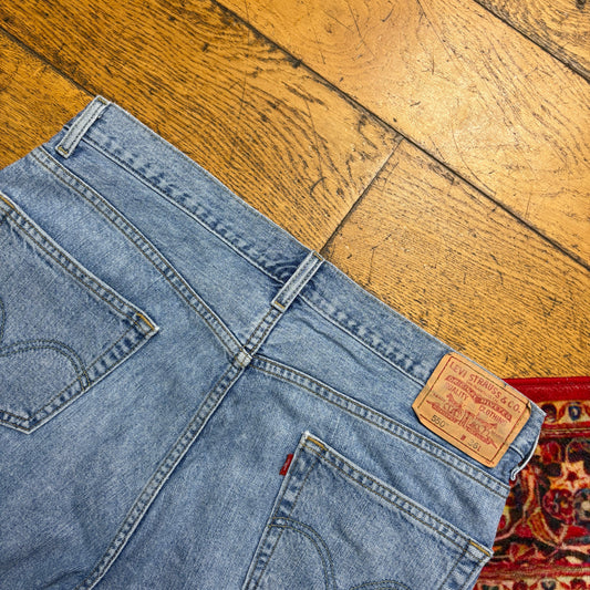 Vintage Levis 550 Blue  Baggy Denim Shorts - 36
