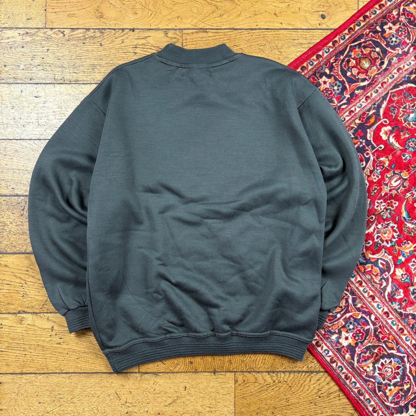 Vintage 90s Arthur and Duff Grey Golf Graphic Embroidered Sweatshirt - M