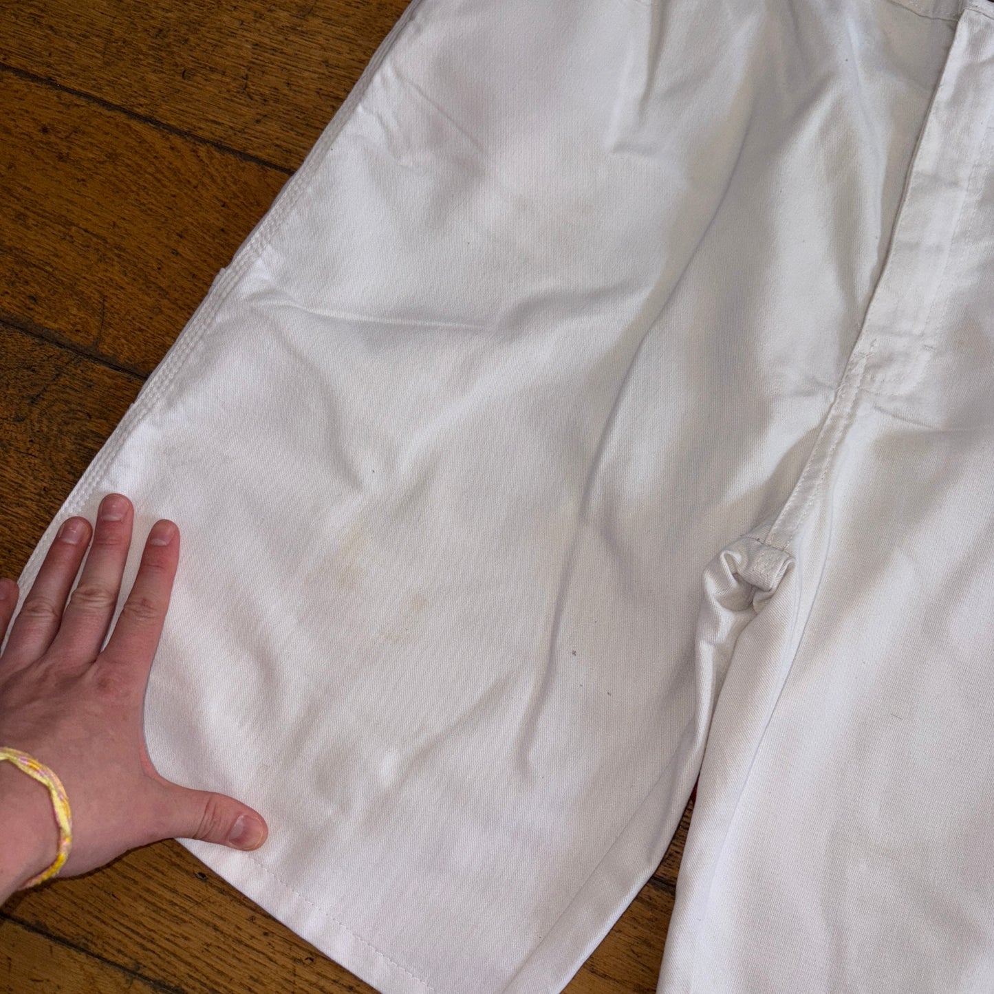 Vintage Dickies Workwear Carpenter Baggy White Shorts - 38