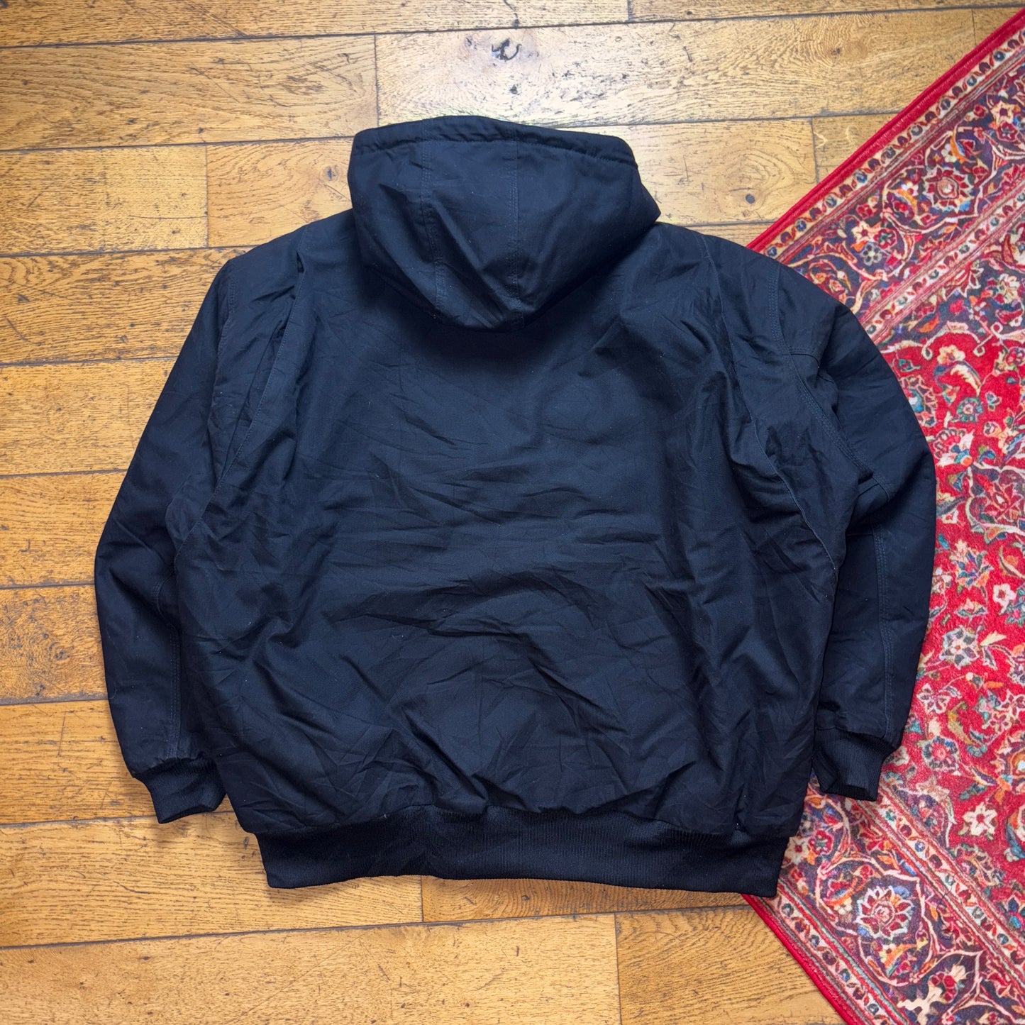 Vintage Black Workwear Carhartt Active Style Jacket - 2XL