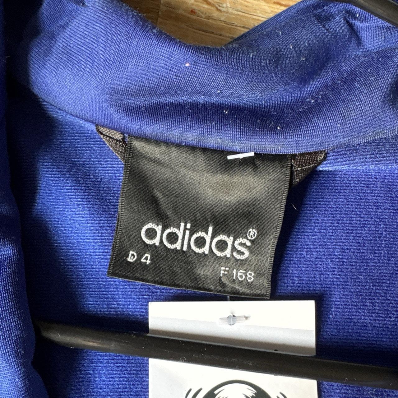 Vintage Adidas 90s Blue Track Jacket - M