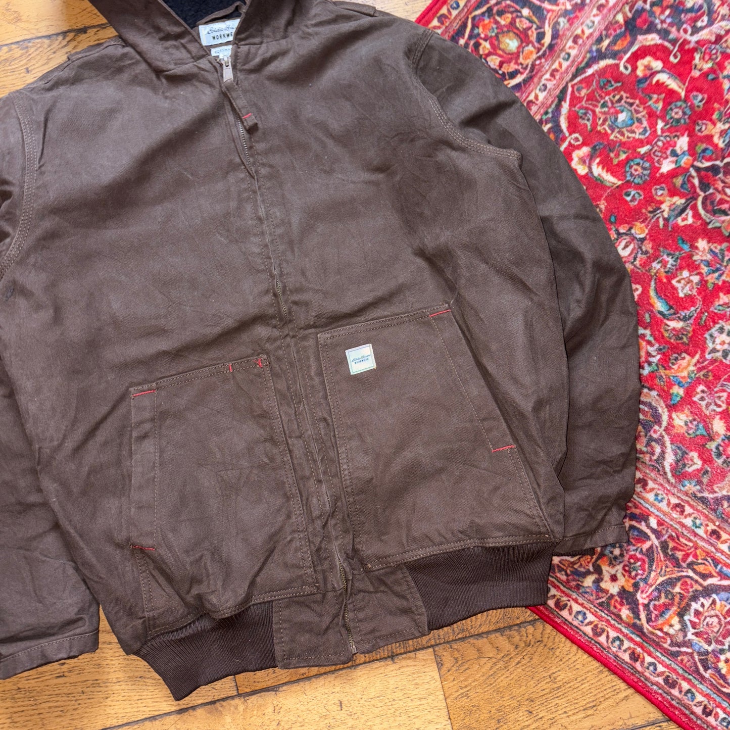 Vintage Eddie Bauer Brown Workwear Carhartt Active Style Jacket - M