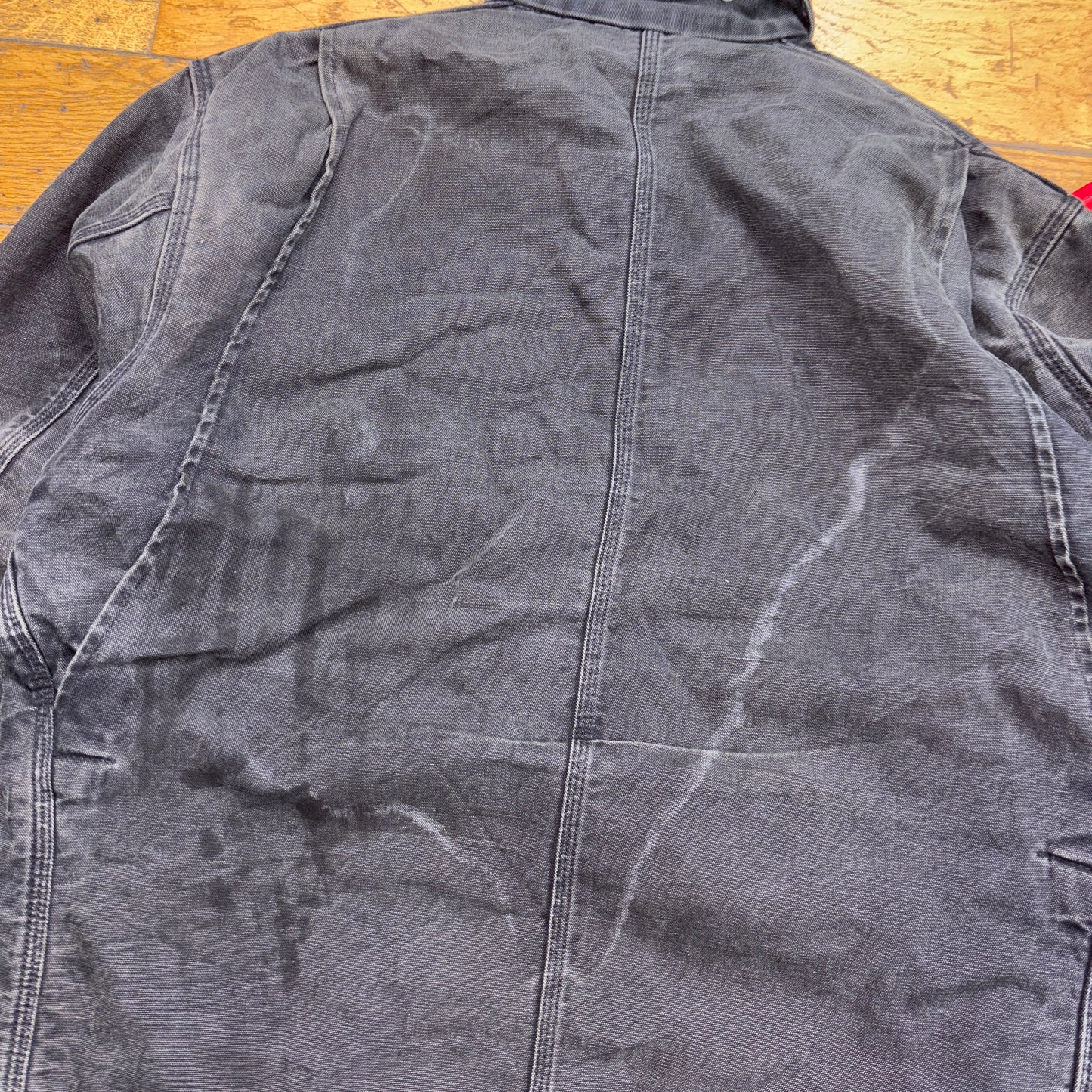 Vintage 1998 Carhartt Black Michigan Chore Workwear Jacket - 2XL