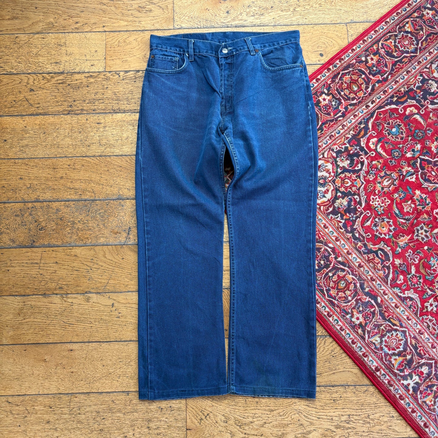 Vintage Levis 501 Straight Blue Denim Jeans - 34S