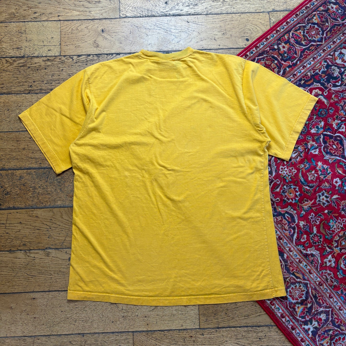 Vintage Fubu Yellow Hip Hop Graphic T-Shirt - XL