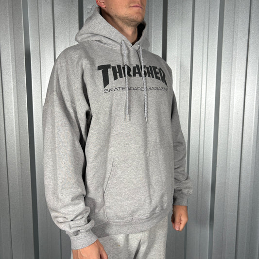 Thrasher Grey Skate Hoodie Sweatshirt - XL