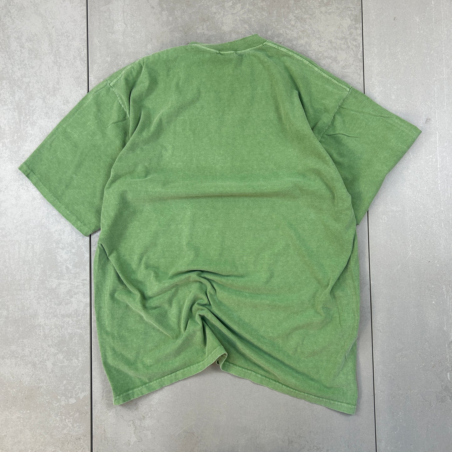 Vintage 90s Bank Of Dad Single Stitch Funny Green T-Shirt - XL